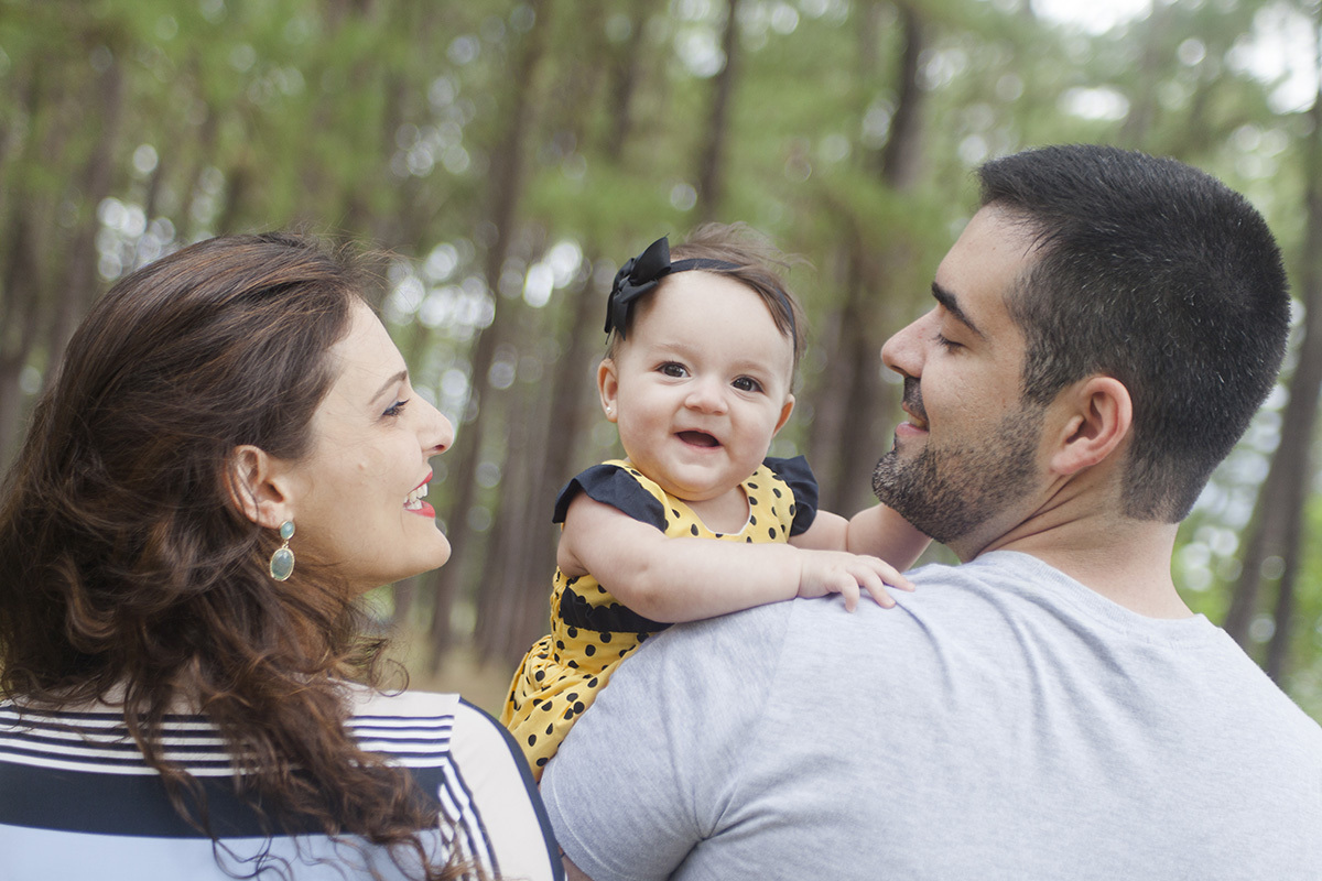 Ensaio infantil 6 meses sorriso 