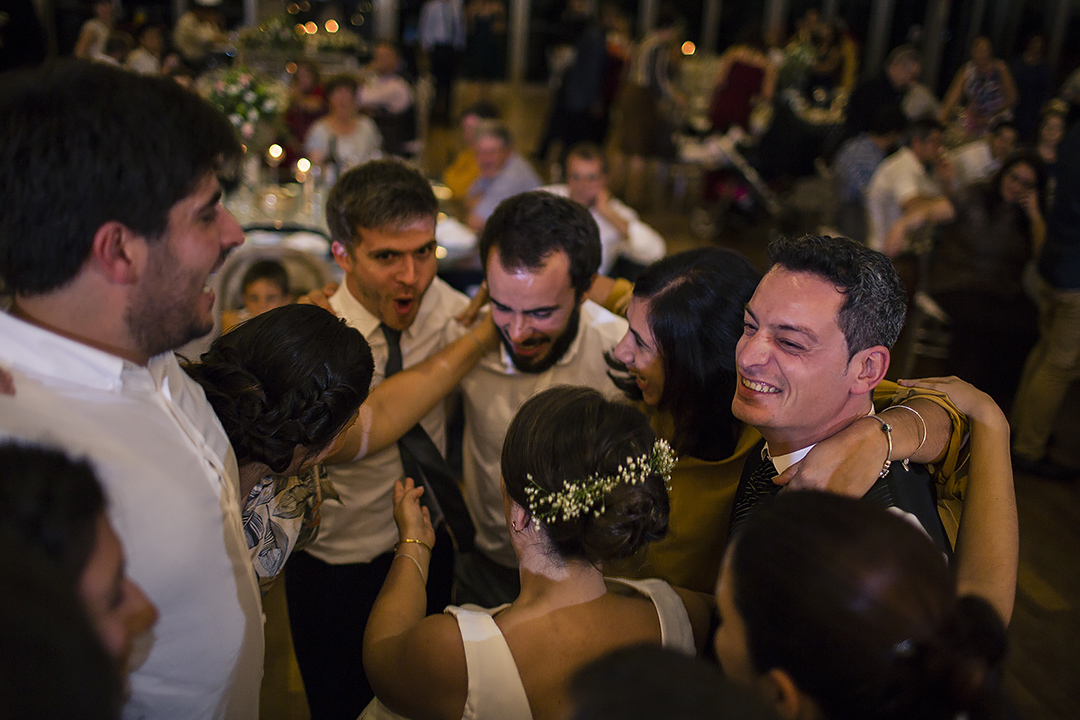 Festa com convidados