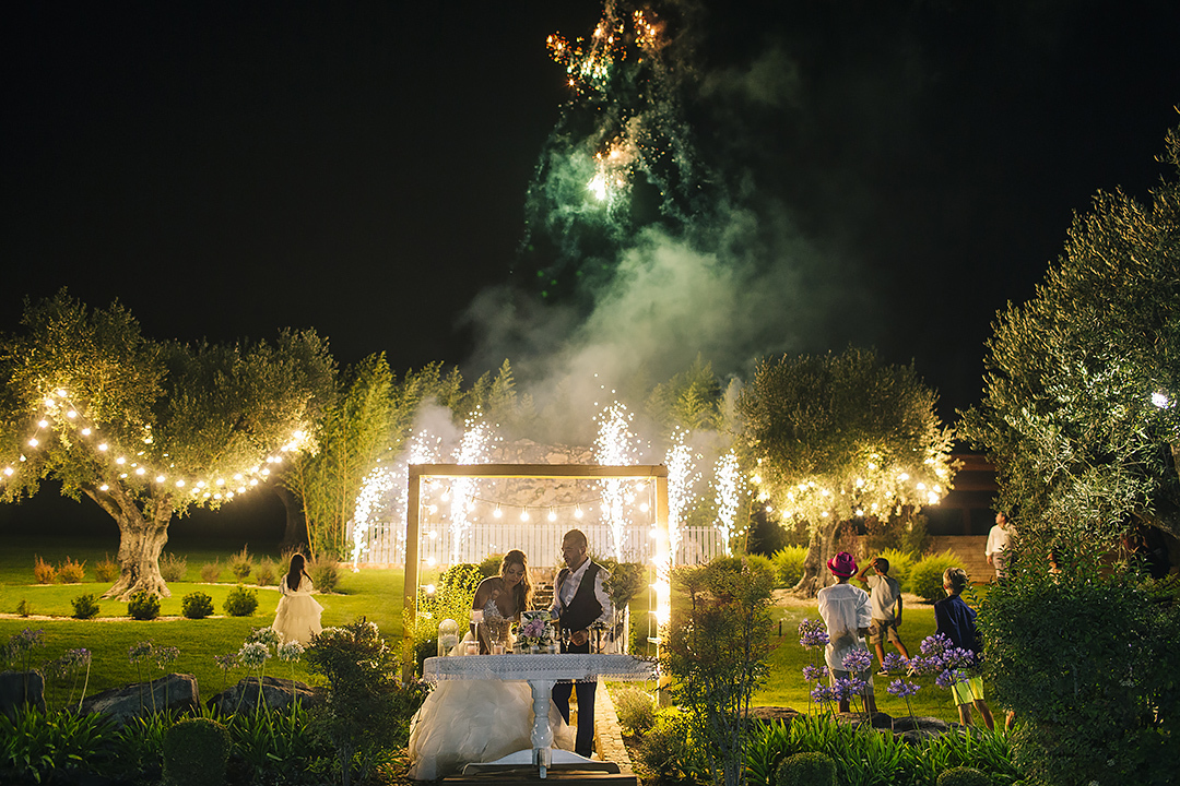 Corte do Bolo noivos