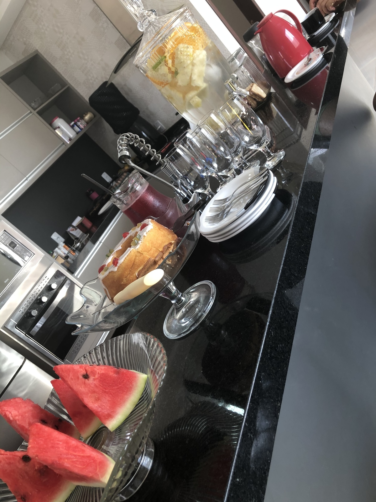 Oferecemos café da manhã 