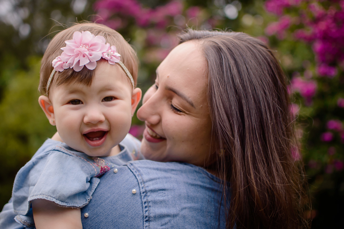 mamae com sua filha