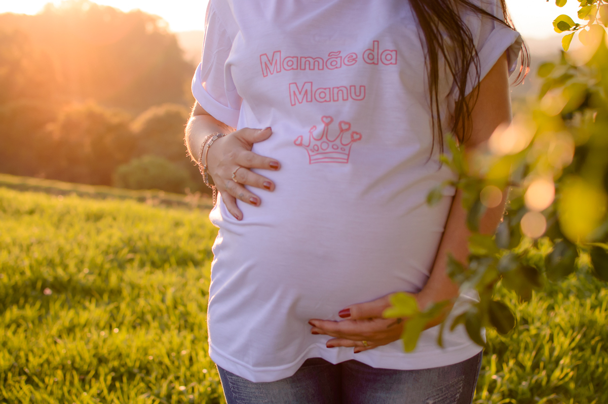 mamae com camiseta da filha 