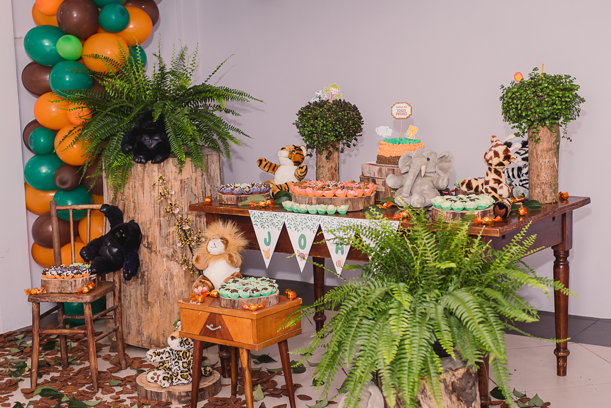 decoração urso doces torta festa