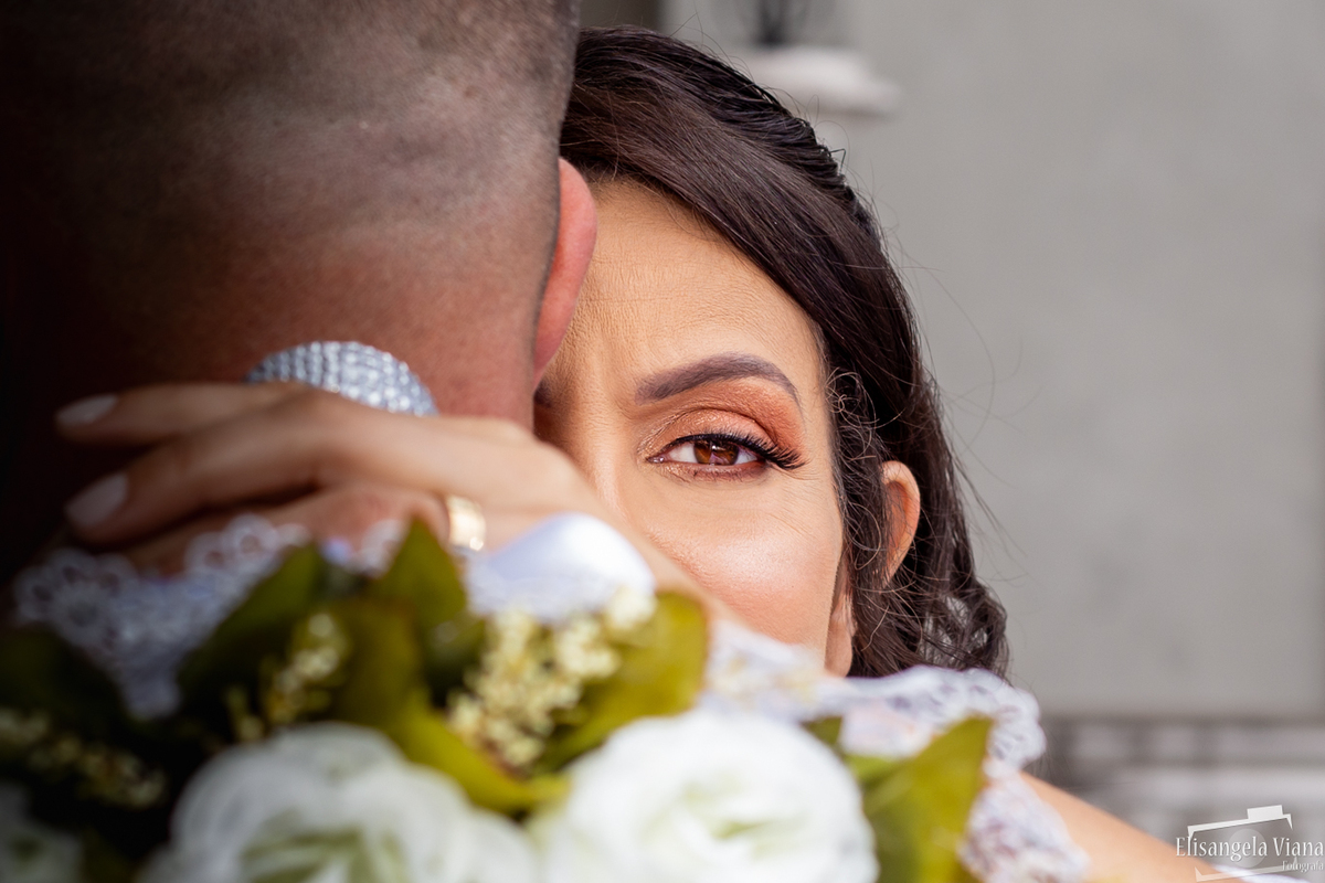 olhar da noiva