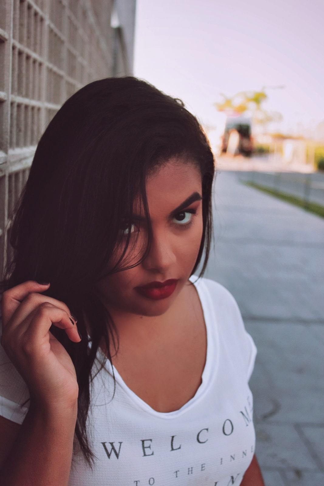 Retrato do ensaio feminino da Izabelle no Centro da cidade do Rio de Janeiro. 