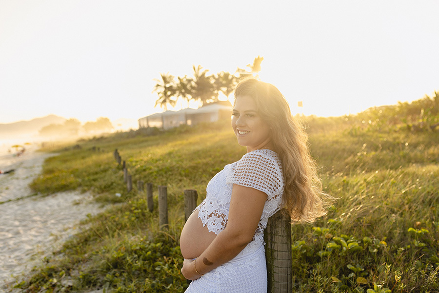 ensaio gestante na barra da tijuca