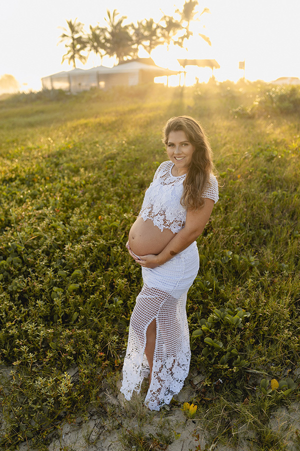 ensaio gestante na barra da tijuca