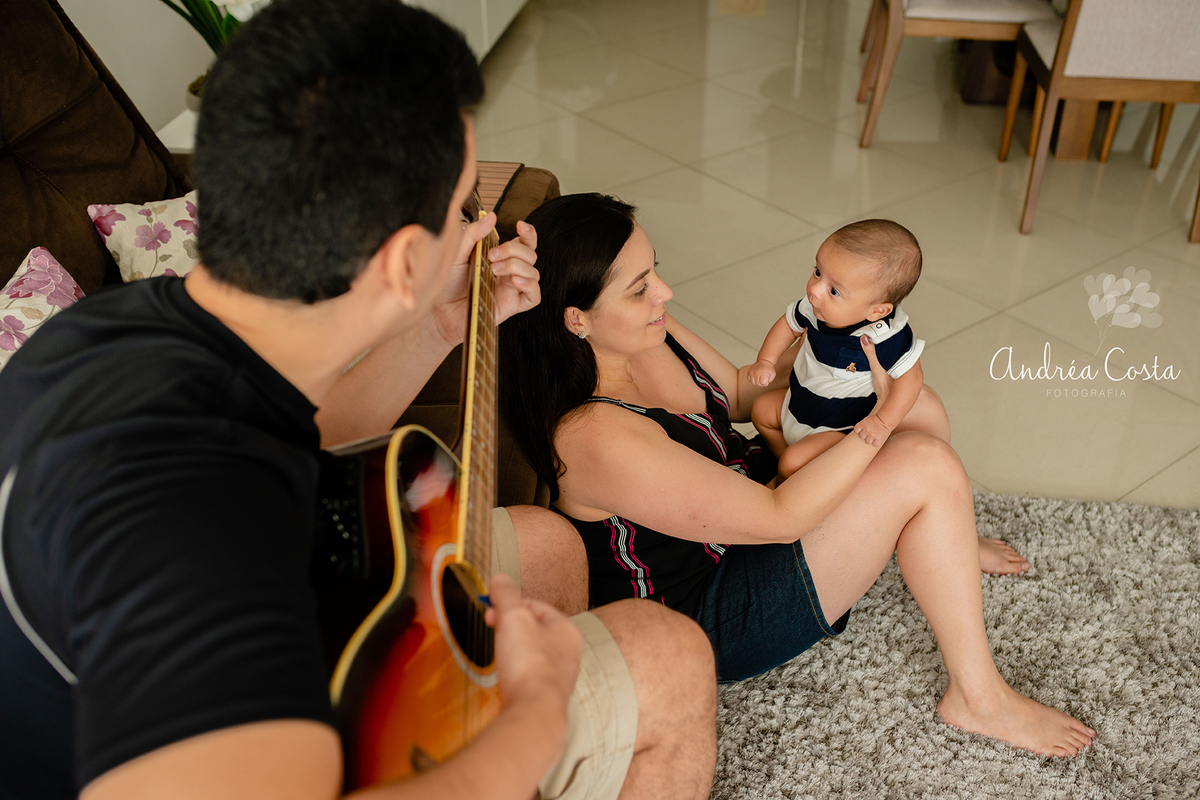 Ensaio família na casa do cliente no Rio de Janeiro