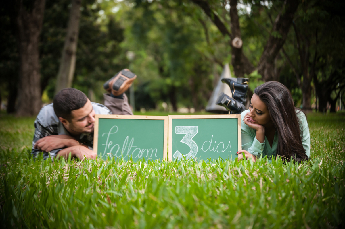 Felicidade e descontração, nem parece um ensaio de save the date