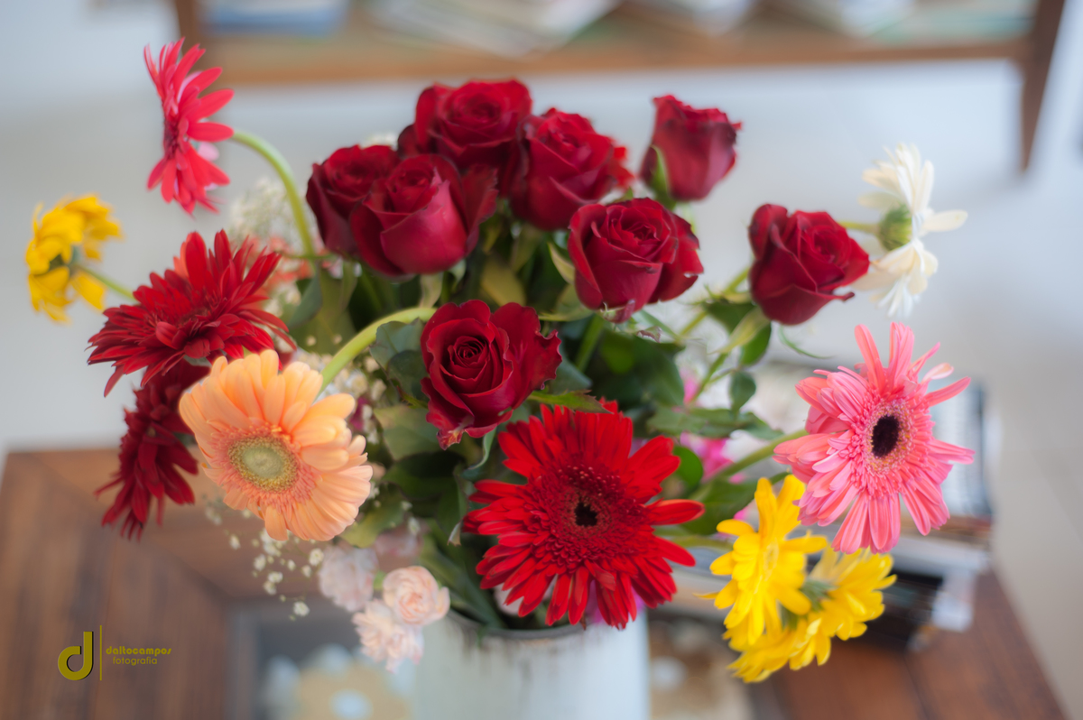 A recepção da Império da Beleza estava Florida e que lindas flores uma harmonia perfeita.