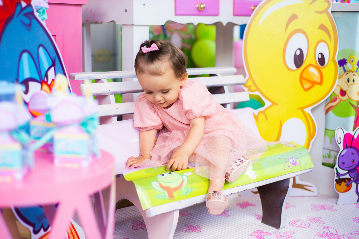 Aniversário infantil tema galinha pintadinha, decoração, fotografia infantil, Tai Barsanulfo em São Roque - SP