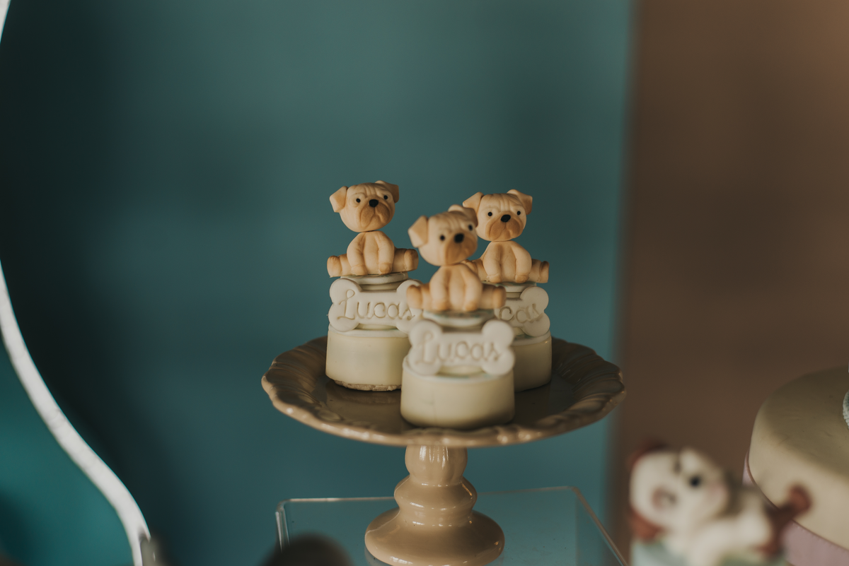 Aniversário infantil, 1 ano, tema cachorro, decoração em São Roque - SP