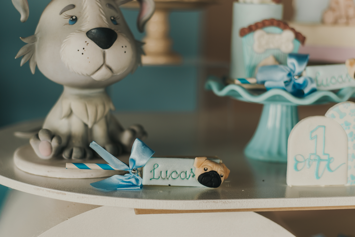 Aniversário infantil, 1 ano, tema cachorro, decoração em São Roque - SP