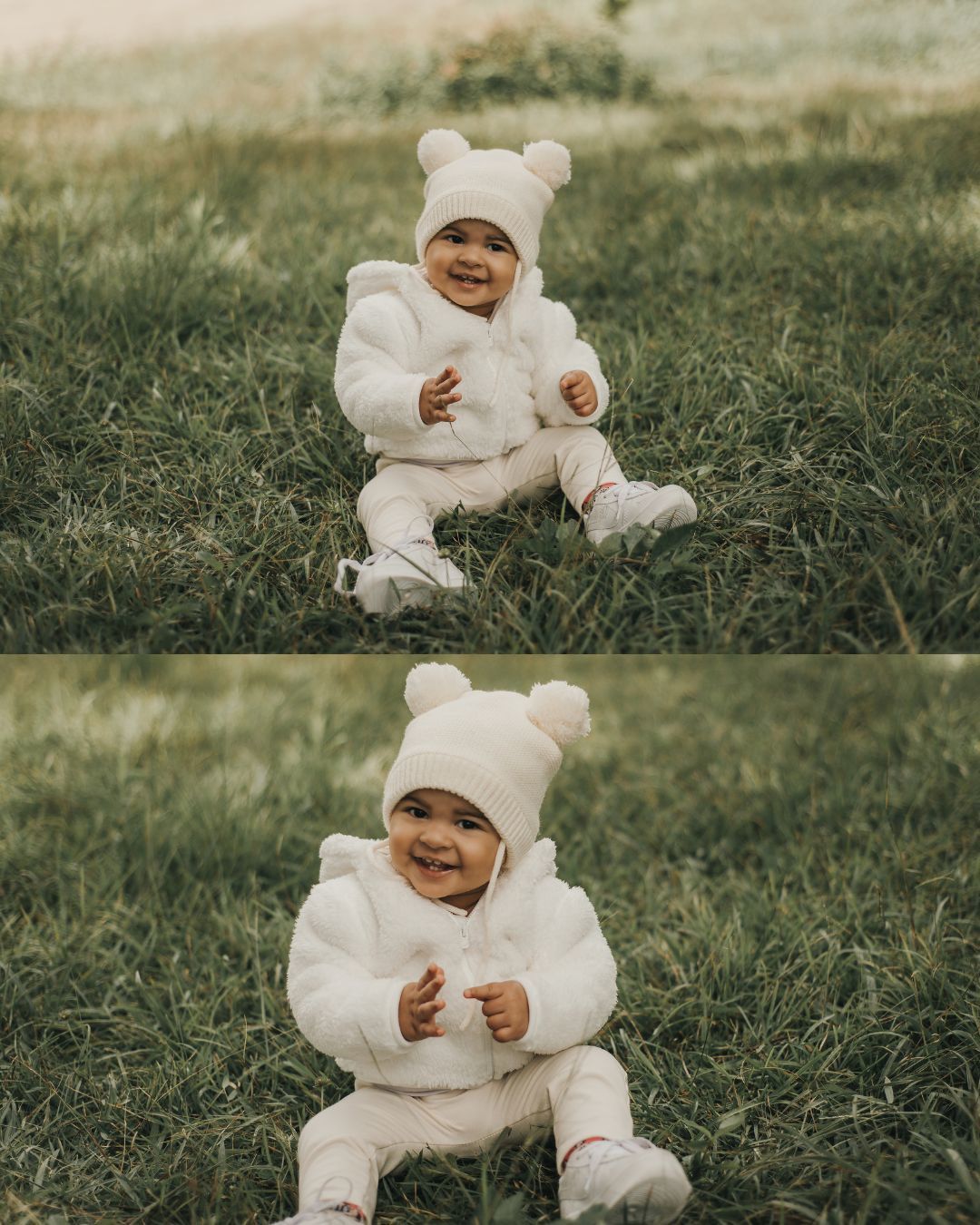 Ensaio infantil, bebê sorridente, ensaio externo, São Roque