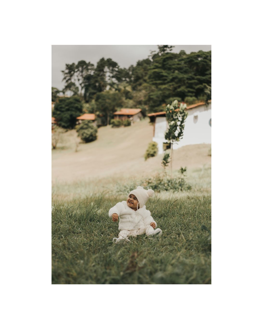 Ensaio infantil, bebê sorridente, ensaio externo, São Roque - SP