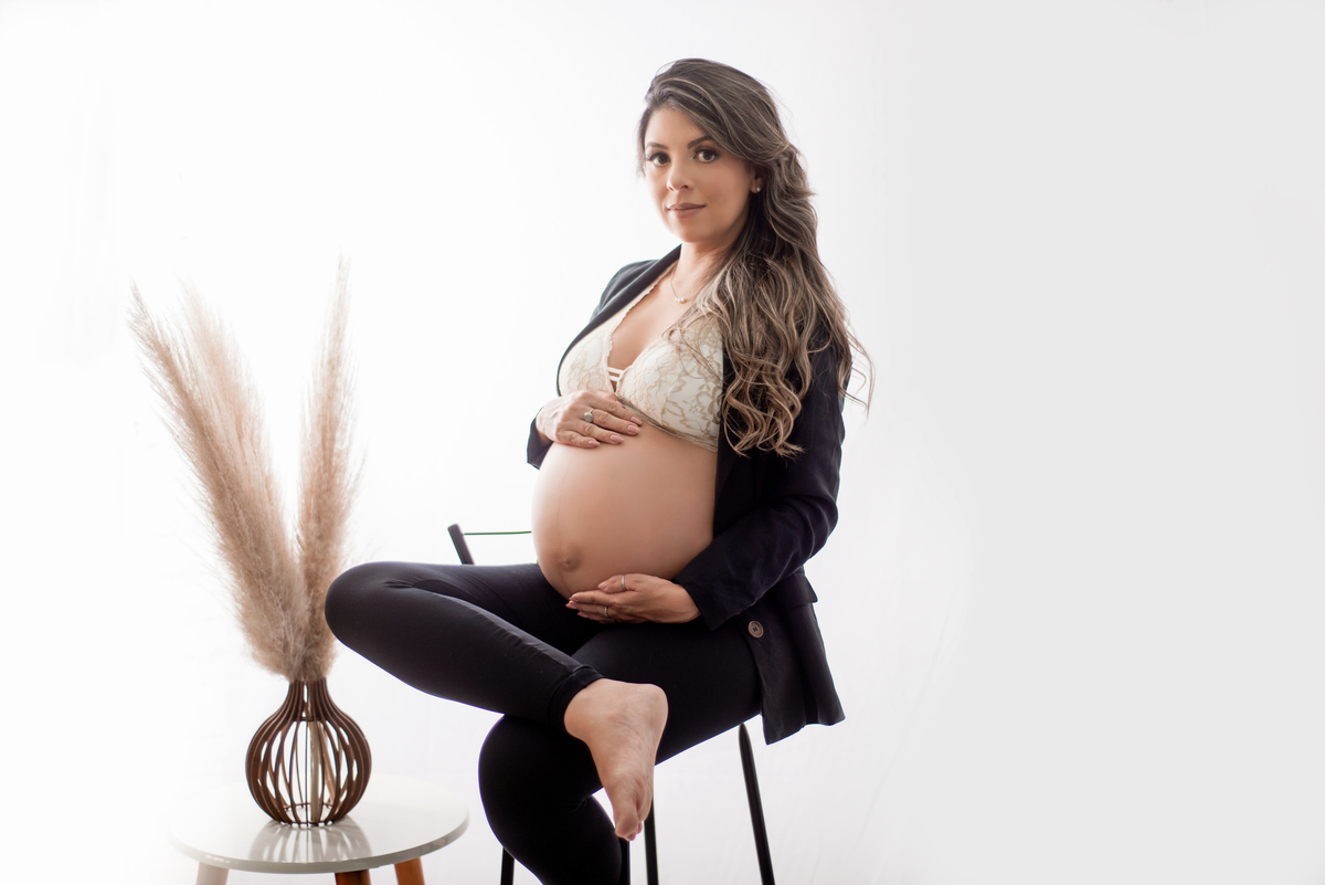 Ensaio Gestante em estúdio | Lifestyle | Sao Roque SP