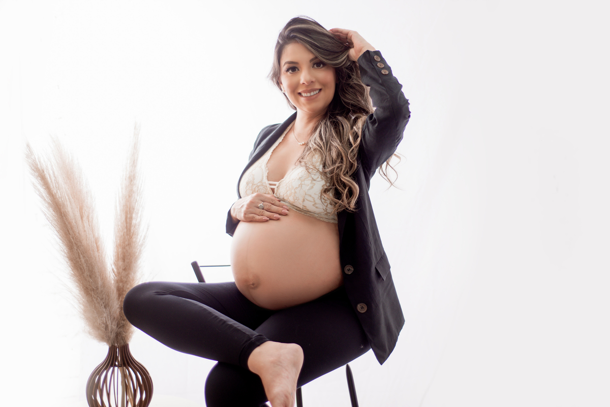 Ensaio Gestante em estúdio | Lifestyle | Sao Roque SP