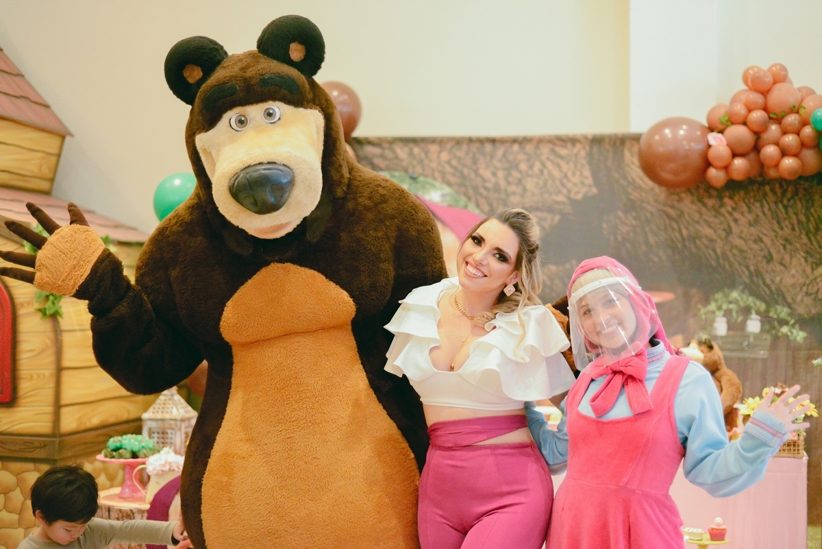 Cobertura aniversário infantil | Tema Masha e o Urso | Decoracao de festa infantil |  |Sao Roque SP
