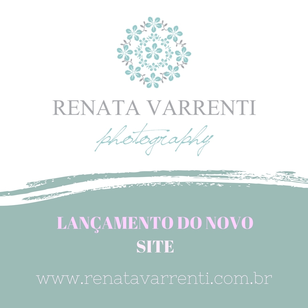 Imagem capa - Hoje é dia de LANÇAMENTO do meu site! por Renata Varrenti