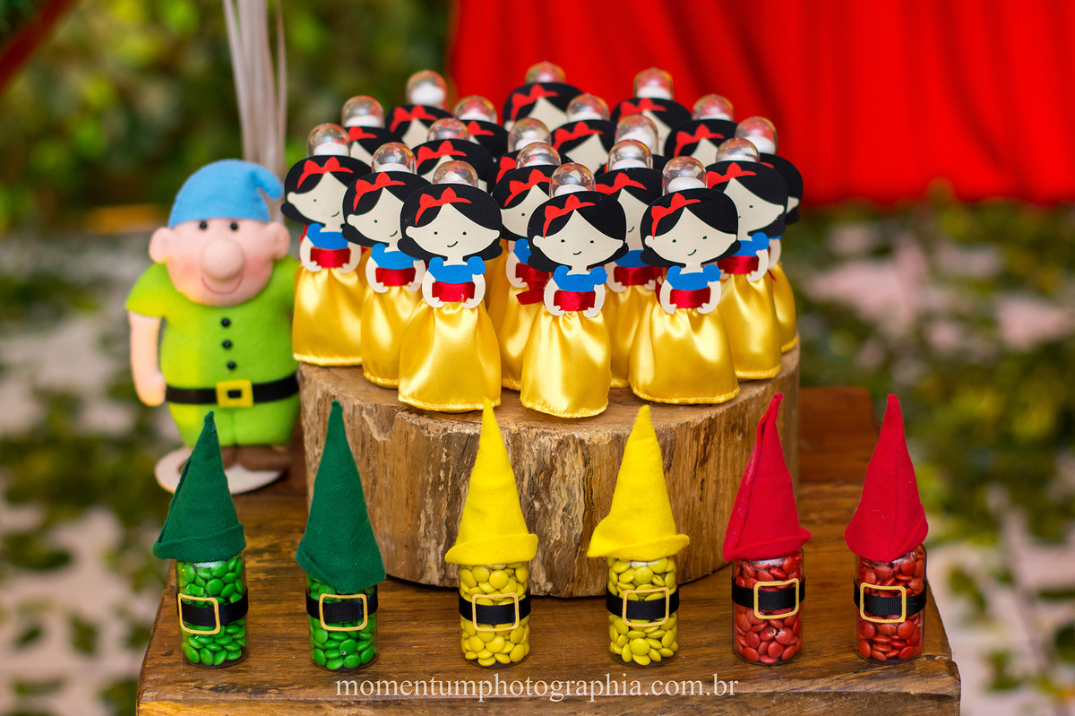 foto tirada por momentum photographia aniversario infantil em petropolis rj tema branca de neve