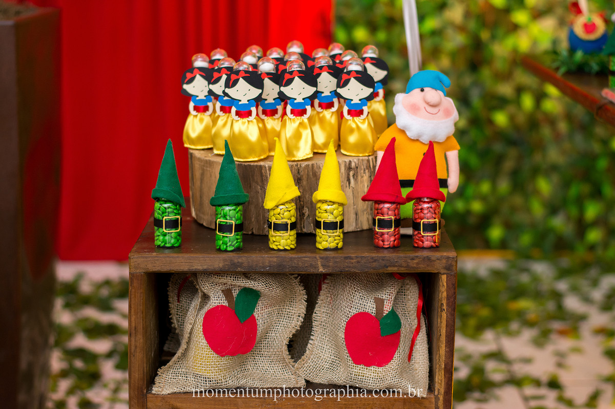 foto tirada por momentum photographia aniversario infantil em petropolis rj tema branca de neve