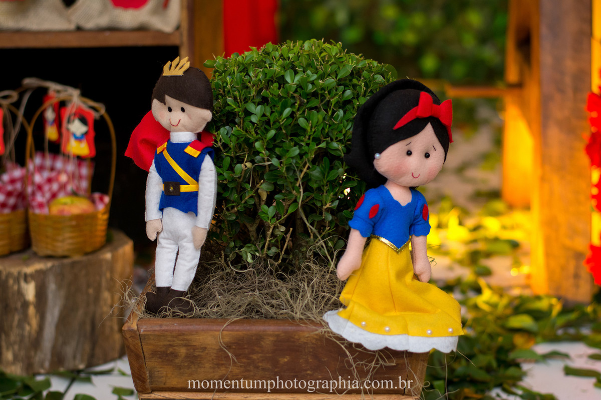 foto tirada por momentum photographia aniversario infantil em petropolis rj tema branca de neve