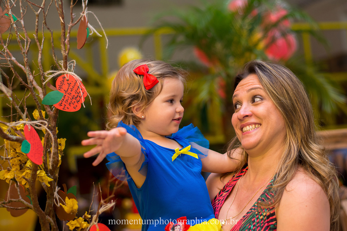 foto tirada por momentum photographia aniversario infantil em petropolis rj tema branca de neve
