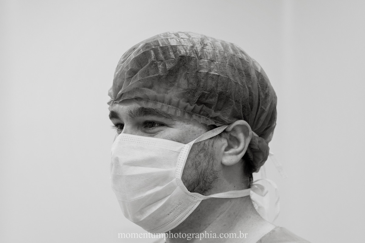 Foto tirada por Momentum Photographia na maternidade do Hospital Santa Teresa em Petrópolis, RJ