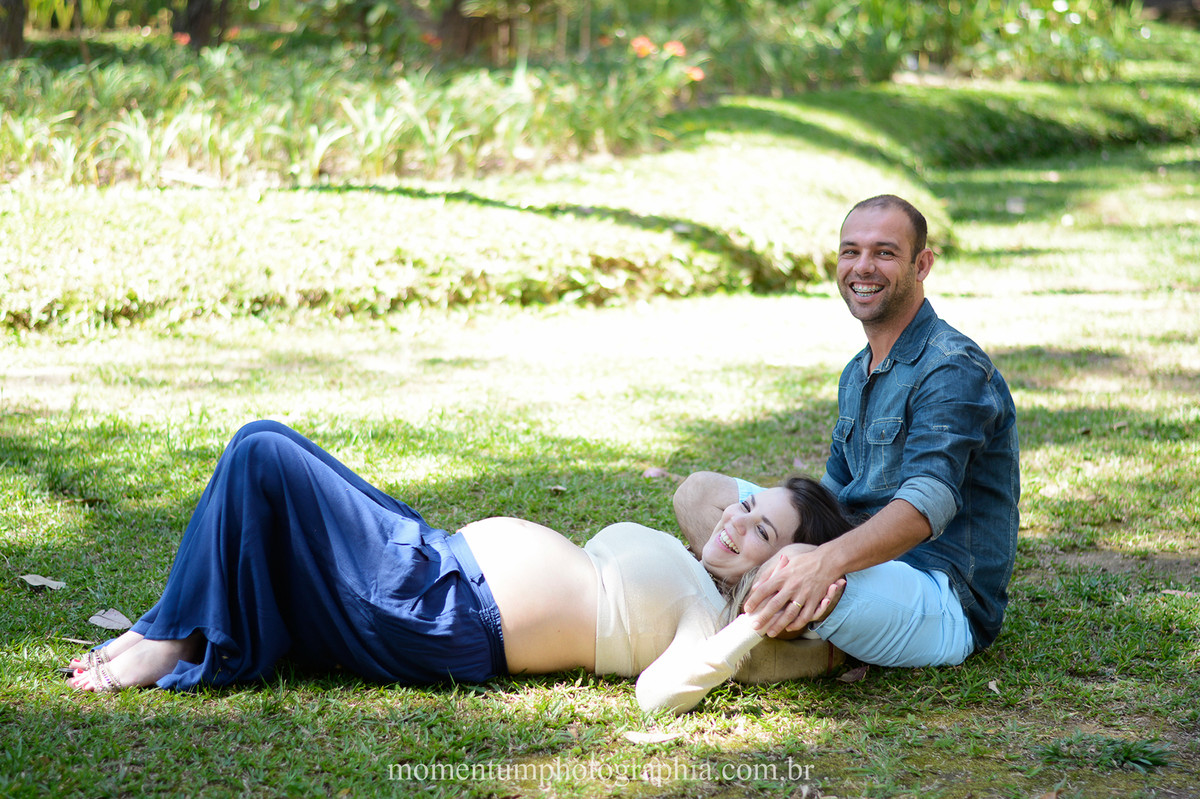 Fotos de grávida tiradas por Momentum Photographia no Parque Cremerie em Petrópolis, RJ