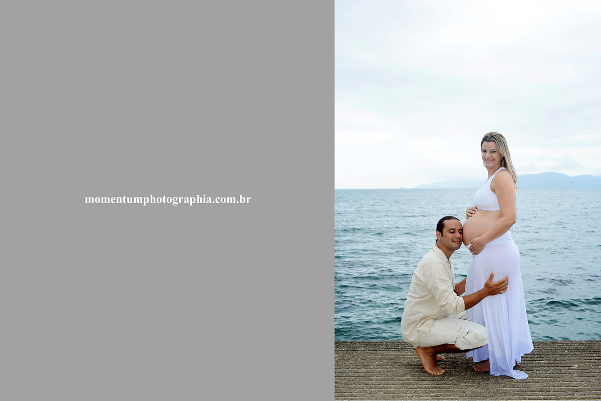 Fotos de grávida feitas por Momentum Photographia na praia de Mangaratiba, RJ