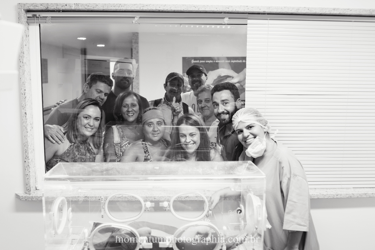 Fotografia de parto hospital Unimed Petropolis, RJ. Foto de Momentum Photographia. 