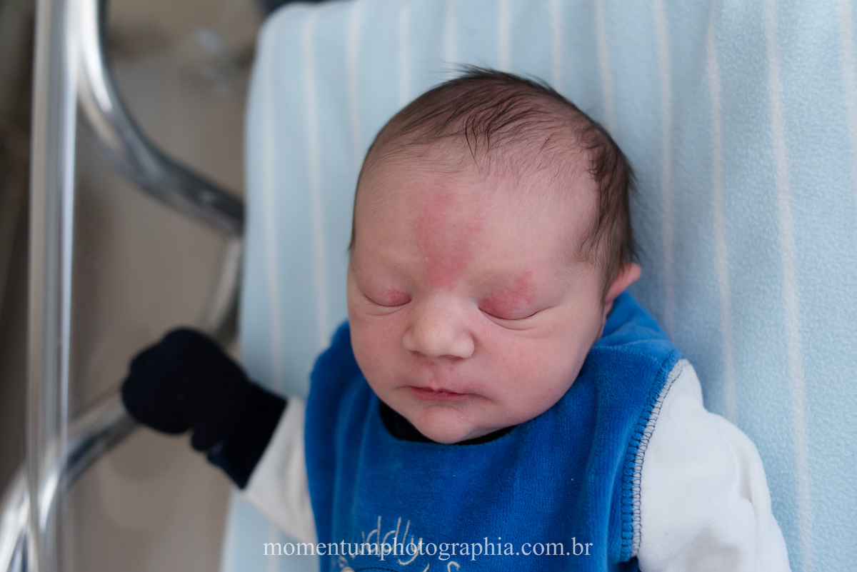 Fotografia de parto hospital Unimed Petropolis, RJ. Foto de Momentum Photographia. 