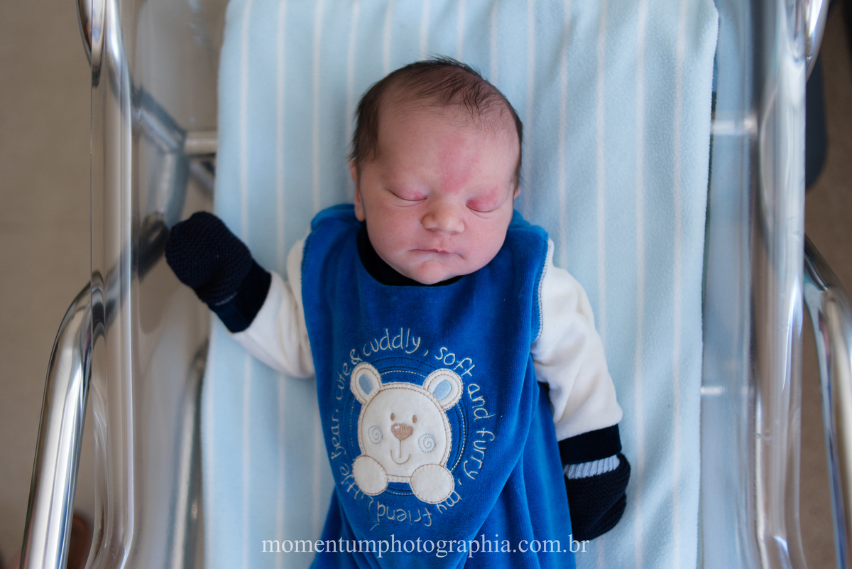 Fotografia de parto hospital Unimed Petropolis, RJ. Foto de Momentum Photographia. 