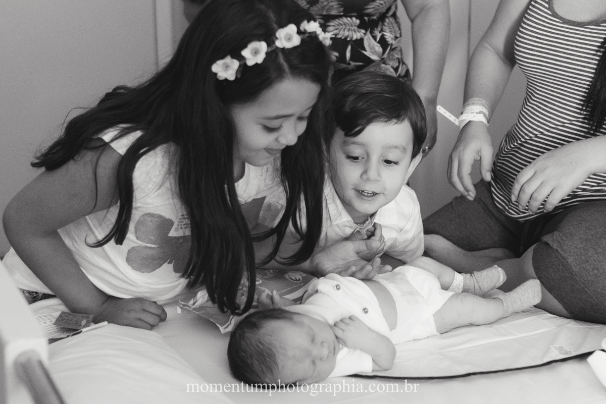 Fotografia de parto hospital Unimed Petropolis, RJ. Foto de Momentum Photographia. 