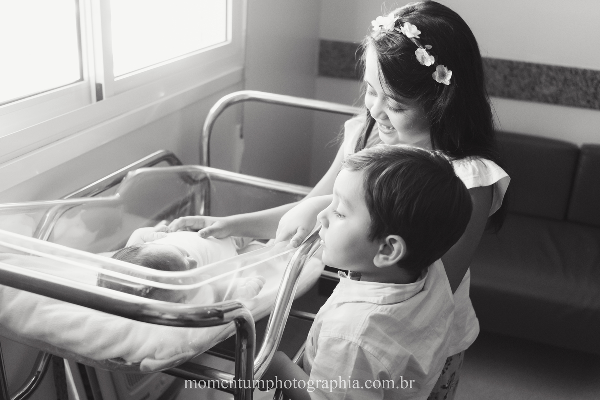 Fotografia de parto hospital Unimed Petropolis, RJ. Foto de Momentum Photographia. 