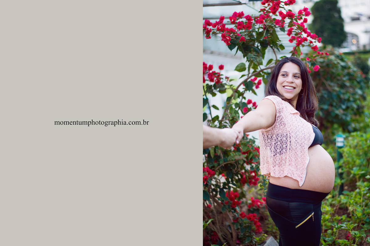 Foto de gestante grávida tirada pela Momentum Photographia em Petrópolis - RJ Hotel Quitandinha