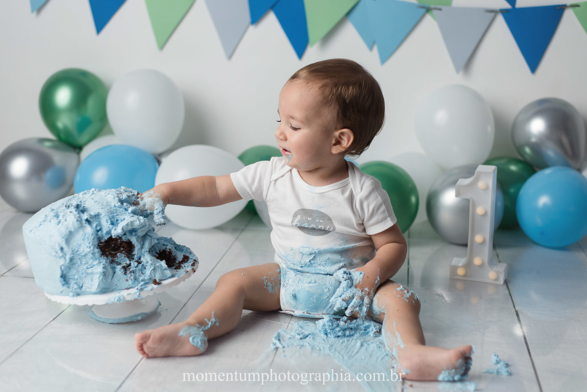 ensaio infantil cake smash menino petrópolis momentum photographia