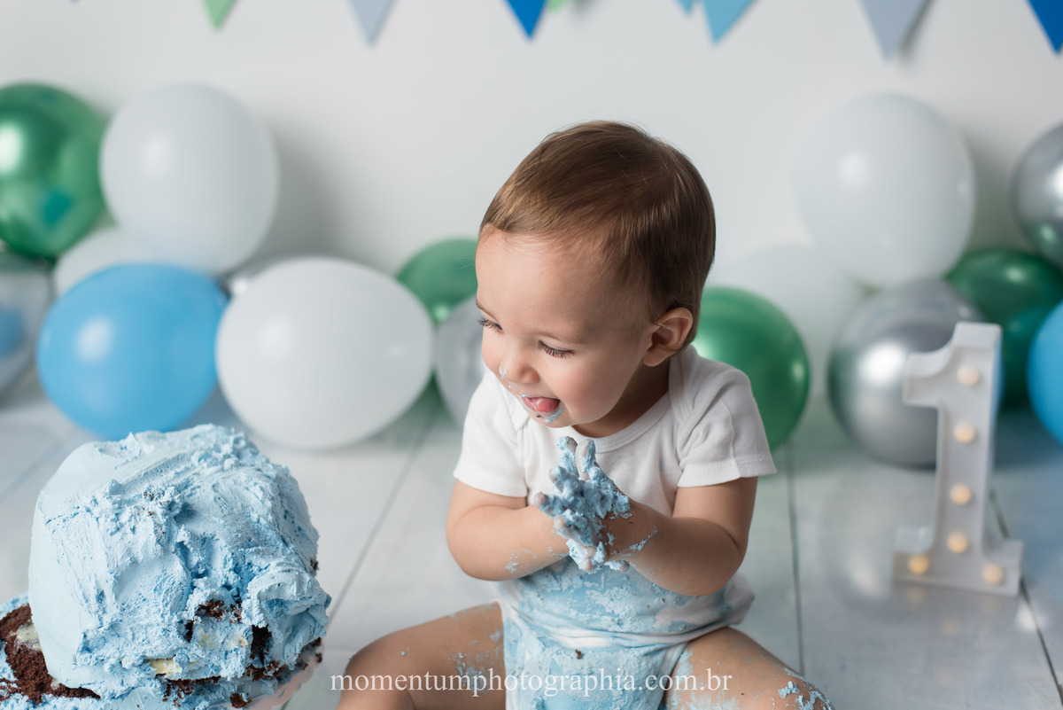 ensaio infantil cake smash menino petrópolis momentum photographia