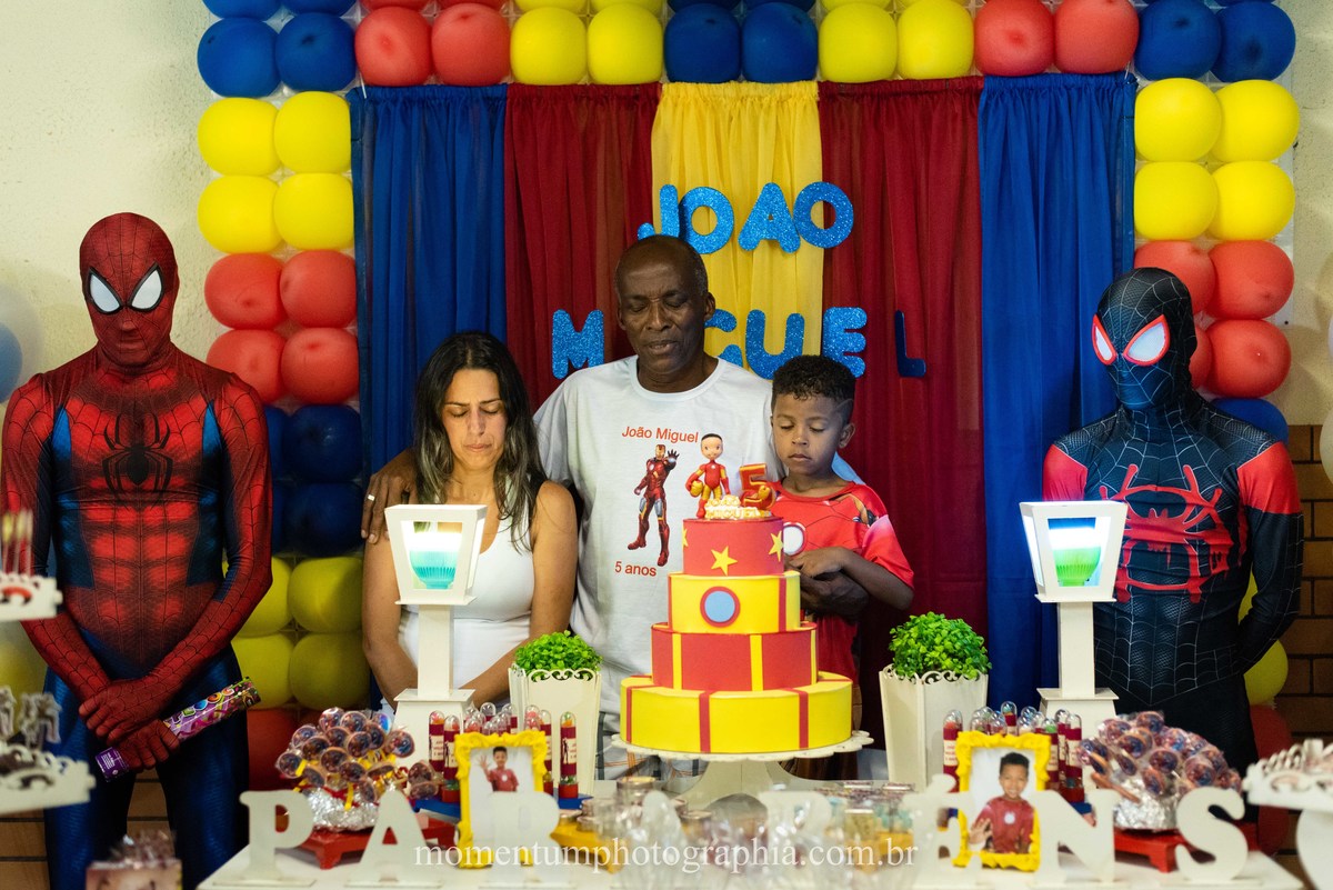 aniversário infantil, homem de ferro, fotografia infantil, festa homem de ferro, petropolis, momentum photographia