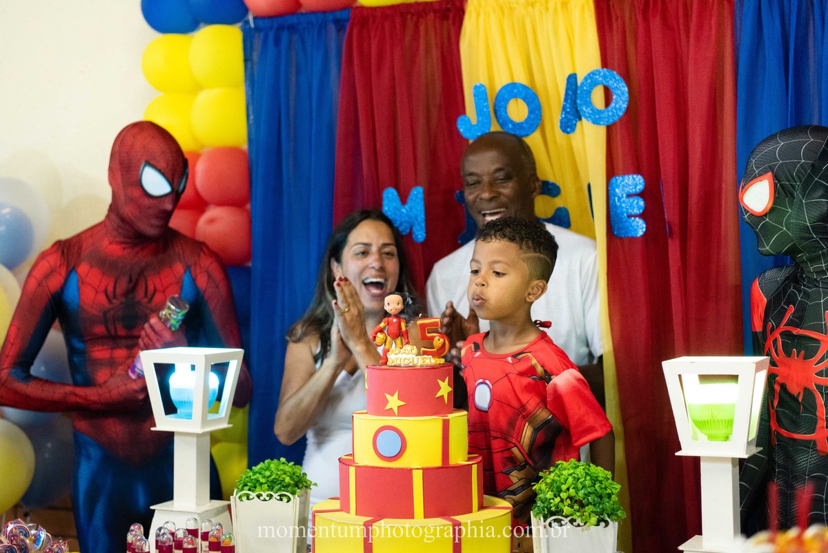 aniversário infantil, homem de ferro, fotografia infantil, festa homem de ferro, petropolis, momentum photographia