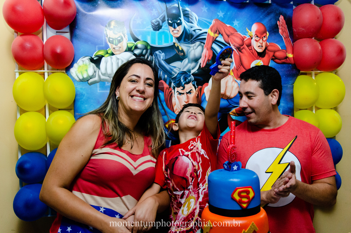 fotografia festa infantil petropolis super herois momentum photographia