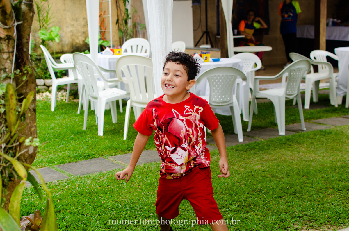 fotografia festa infantil petropolis super herois momentum photographia