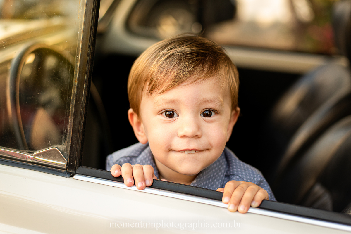 ensaio infantil, ensaio fusca, momentum photographia, petropolis, ensaio de família