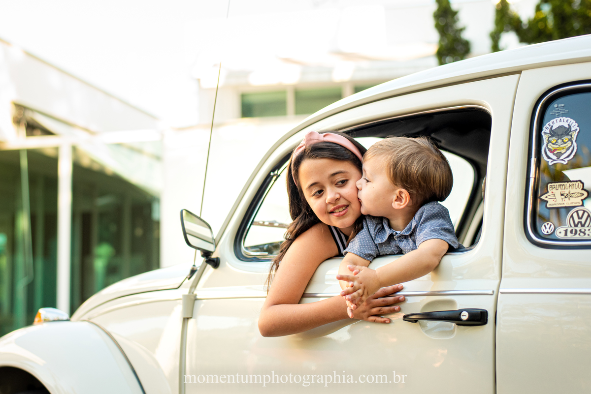 ensaio infantil, ensaio fusca, momentum photographia, petropolis, ensaio de família