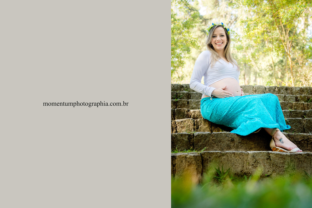 foto tirada por momentum photographia gestante grávida Petrópolis RJ parque Cremeri linda