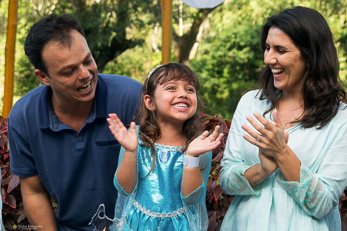 felicidade com papai e mamae