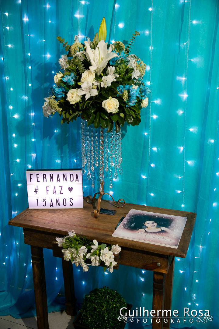 15 anos da Fernanda Oliveira-Salão paroquial Belém Novo