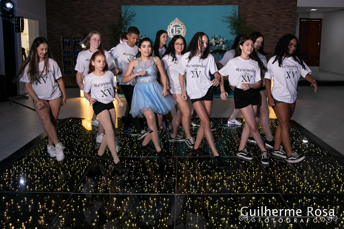 15 anos da Fernanda Oliveira-Salão paroquial Belém Novo