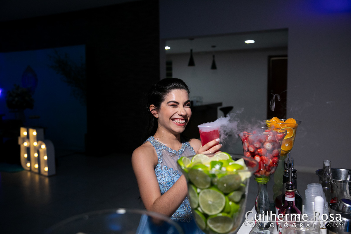 15 anos da Fernanda Oliveira-Salão paroquial Belém Novo