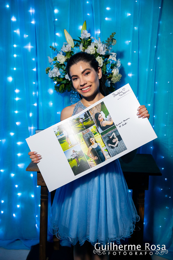 15 anos da Fernanda Oliveira-Salão paroquial Belém Novo